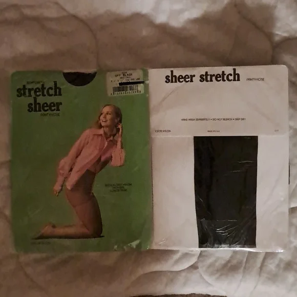PANTYHOSE NEW IN PKG, OFF BLACK, 5FT-5'11