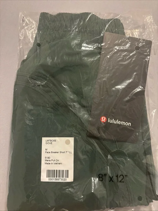 lululemon athletica Men’s Pace Breaker Shorts - Gove Green