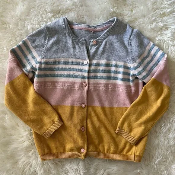 Marks&Spencer Girls Sequin Cardigan 4-5T