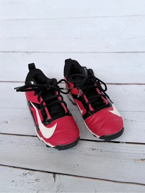 Nike Kids Red, Black & White Athletic Sneakers