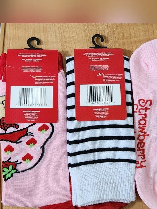 Strawberry Shortcake Socks 🍓