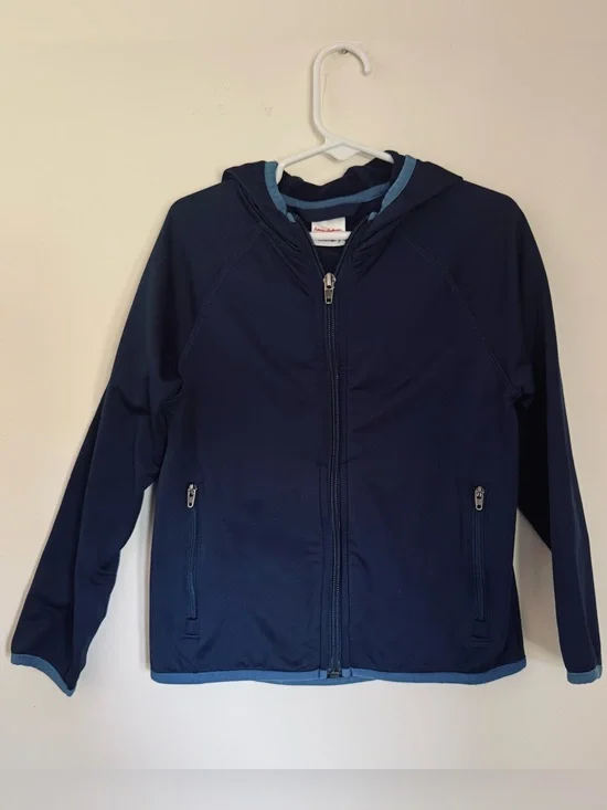 Hanna Andersson Boys Lightweight Hooded Jacket, Size 4