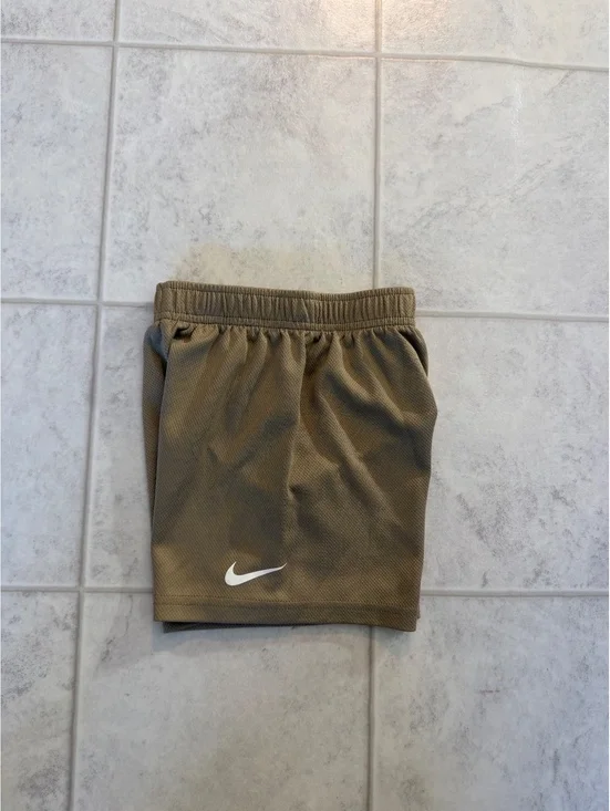 Nike toddler olive athletic shorts