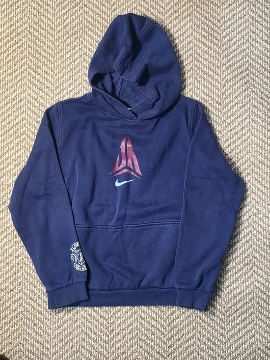 Nike Giannis Antetokounmpo Freak Hoodie Kids XL Navy Blue Basketball Pullover