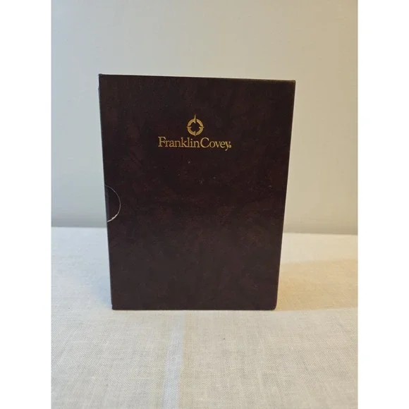 Vintage Franklin Covey Storage Binder-Classic Size-Burgundy Item # 19078 & 19083