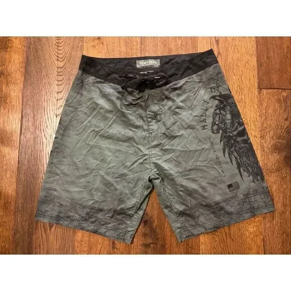 Howitzer halls of Valhalla veteran military board shorts 34