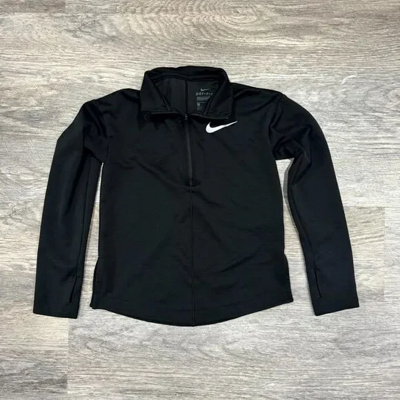 Nike Dri-FIT Quarter Zip Athletic Jacket Youth Small