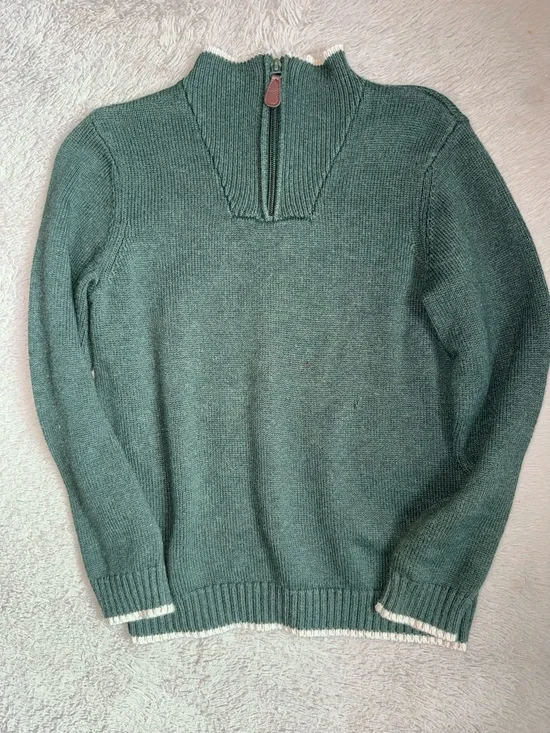 Janie and Jack 1/4 zip boys size 7 sweater