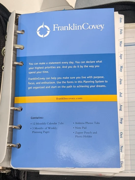 Franklin Covey Planner • Brand New Deadstock