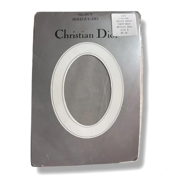 CHRISTIAN DIOR L’Allure Dressy Sheer Panty Hose Select Irregular VINTAGE