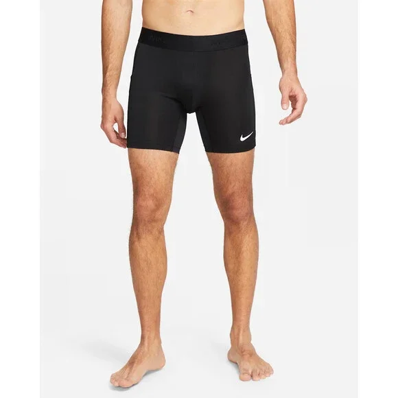 NWT Nike Pro Mens Black Dri-Fit Activewear Logo Fitness Training Shorts Size M