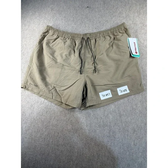 NWT Marmot Juniper Springs Shorts Mens XXL Tan Khaki Hiking Outdoor 5