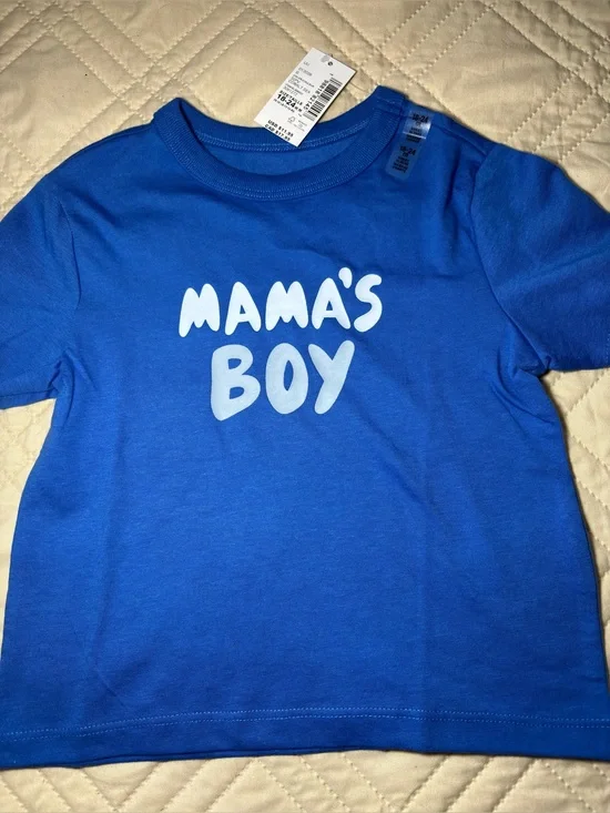 Children's Place 18-24M 'Mama's Boy' Short Sleeve Tee