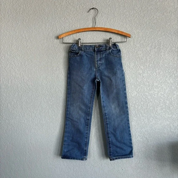 Children's Place‎ Girls 5T Denim Jeans Pants Boot Cut Adjustable Waist