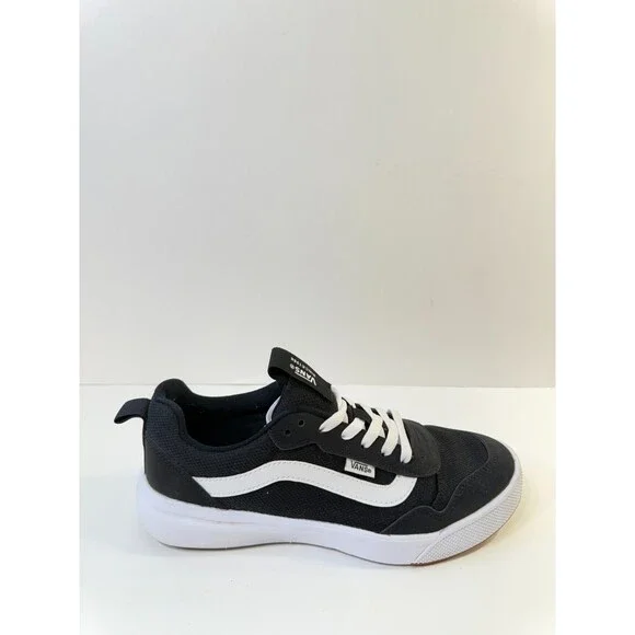 Vans Women's Range EXP Shoe, Mesh Black/White, 9