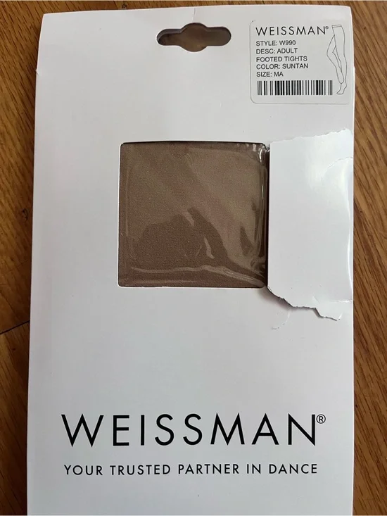 Weissman Suntan Footed Dance Tights style W990