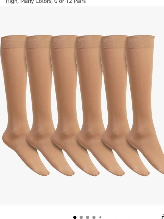 Women’s Tan Trouser Socks - Pack of 2