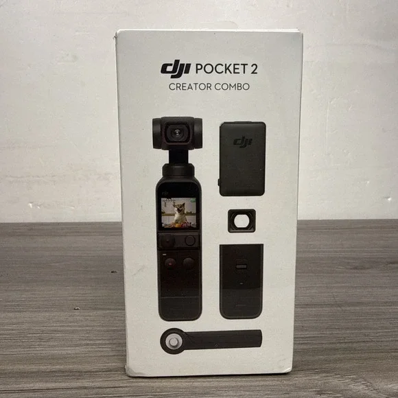 DJI Pocket 2 Creator Combo 3-Axis Stabilized 4K Handheld Camera - Black