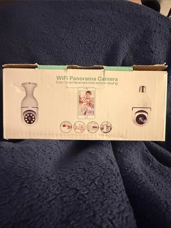 WiFi Panorama Bulb Camera - White