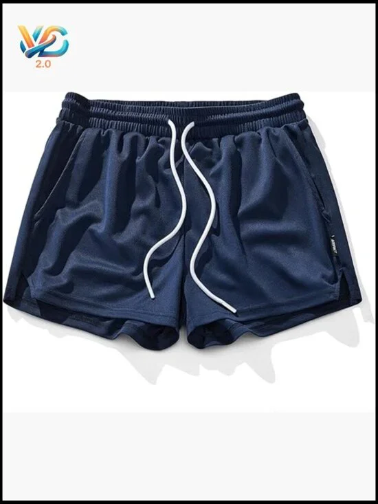 Mens Mesh Running Shorts 3 Inch Quick Dry Lightweight with Pockets Athletic