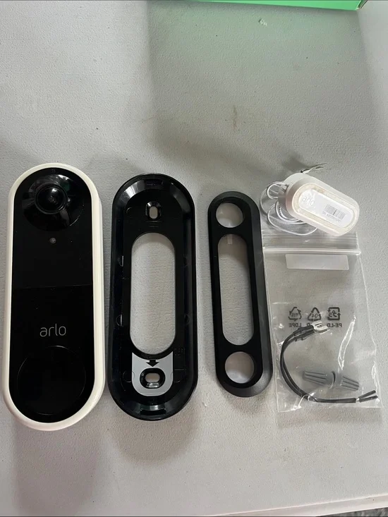 Arlo video doorbell camera smart security wired only model AVD1001