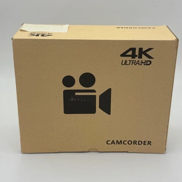 4K Ultra HD Camcorder Digital Zoom WiFi Touch Screen + Remote Mic Case Bundle
