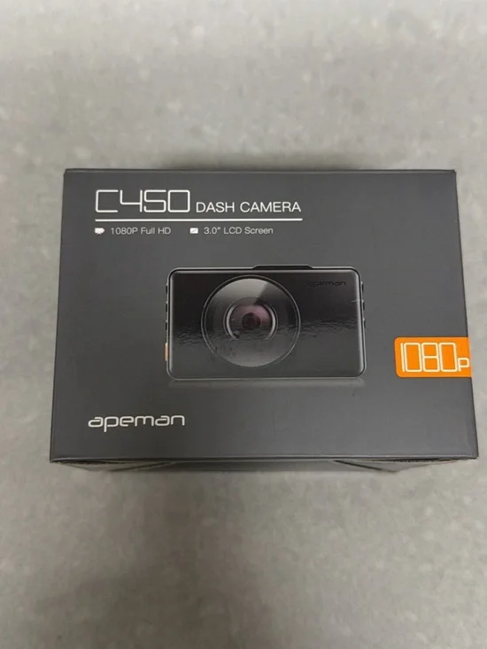 Apeman C450 Black Dash Camera - 1080p Full HD