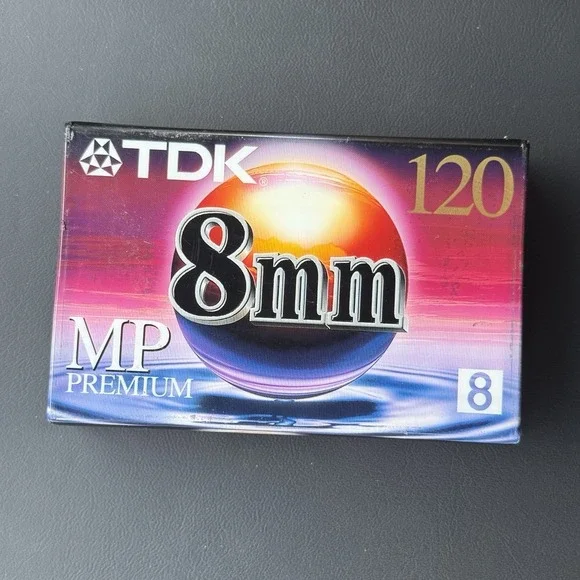 NEW‎ SEALED TDK 8mm 120MP Premium Hi8 Camcorder Video Blank Tape Made In Japan