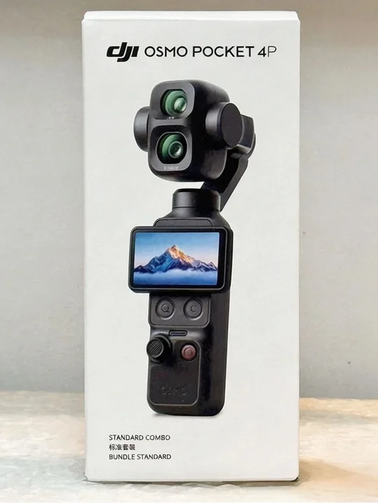 DJI Osmo Pocket 4P Black Handheld Gimbal Camera