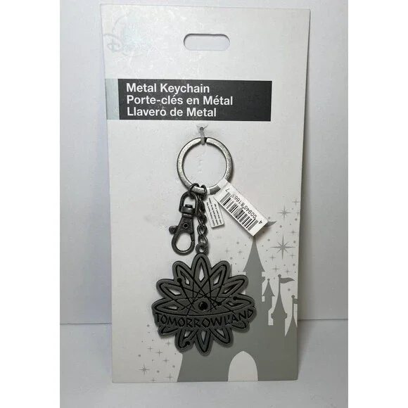 Disney Parks Tomorrowland Metal Keychain Collectible