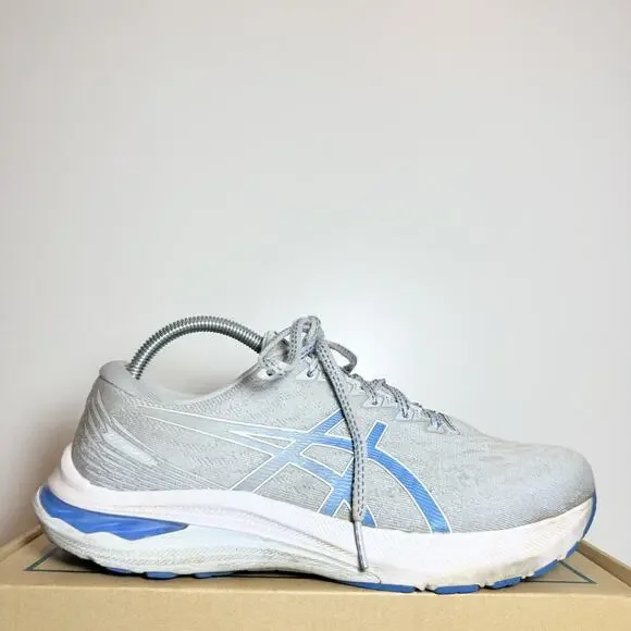 ASICS GT-2000 8 Women's Size 9.5 Wide Grey Blue Stability Running Shoes Sneakers