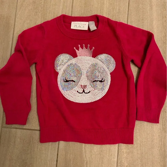The Children's Place Red Panda Sweater