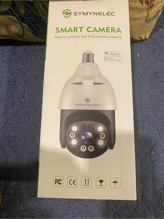 Symynelec White Smart Camera - WiFi Remote Viewing