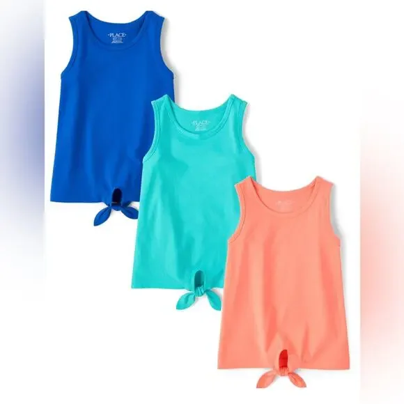 The Children’s Place XS/Size‎ 4 Sleeveless Tank Lot (set of 3)