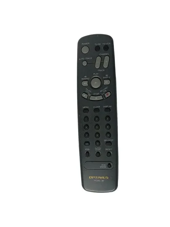 Optimus TV VCR Remote Control Model 96