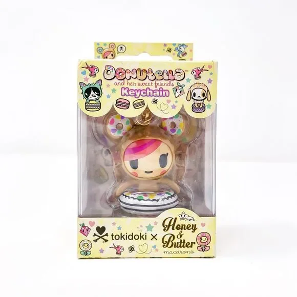tokidoki x Honey & Butter Exclusive Donutella Collectible Keychain 2018, NIB