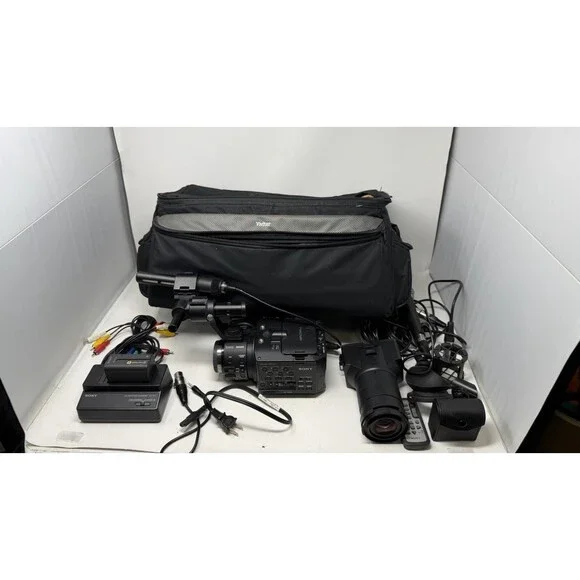 Sony NEX-FS100U Super 35mm Sensor Camcorder With Case and Accessories