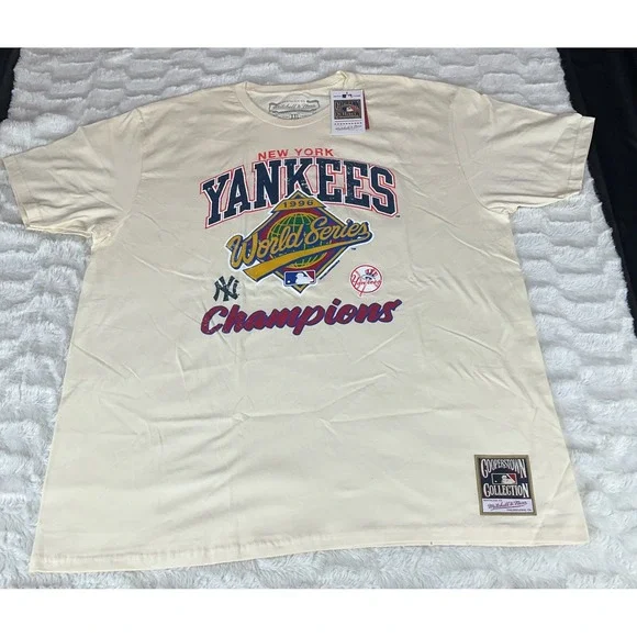 Mitchell Ness New York Yankees 1996 World Series Champions Short Sleeve Shirt