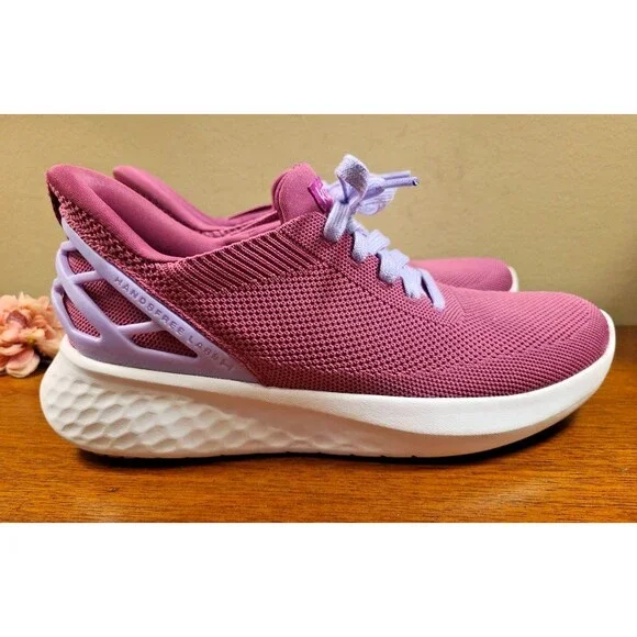 Kizik Athens Sneaker Size 7 Festival Fuchsia Knit Athletic Running Shoes Purple