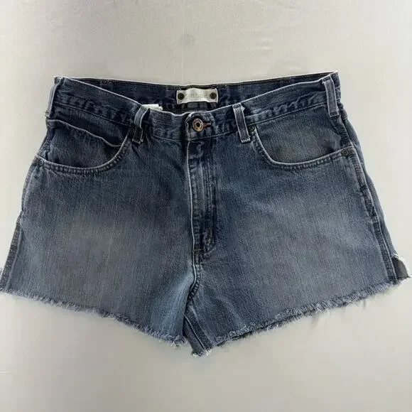Carhartt‎ Men's Vintage Jean Shorts, Size 36 Cut-Off, Medium Wash, Frayed, Y2K