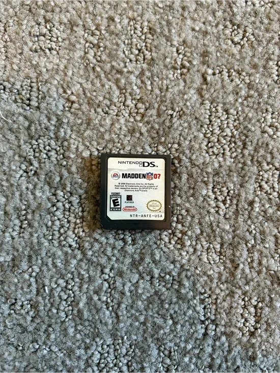 Nintendo DS Madden NFL 07 Cartridge - Black & White