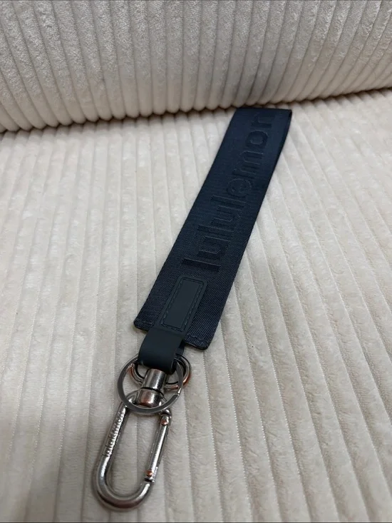 Lululemon Blue Strap Lanyard with key ring. Gently loved. See photos.