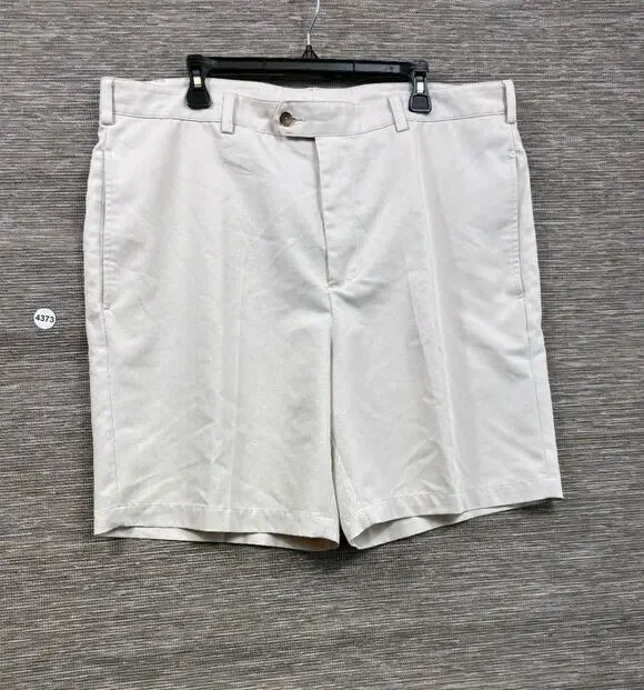 Donald Ross Classic Khaki Preppy Golf Chino Shorts Mens Size 40 Beige