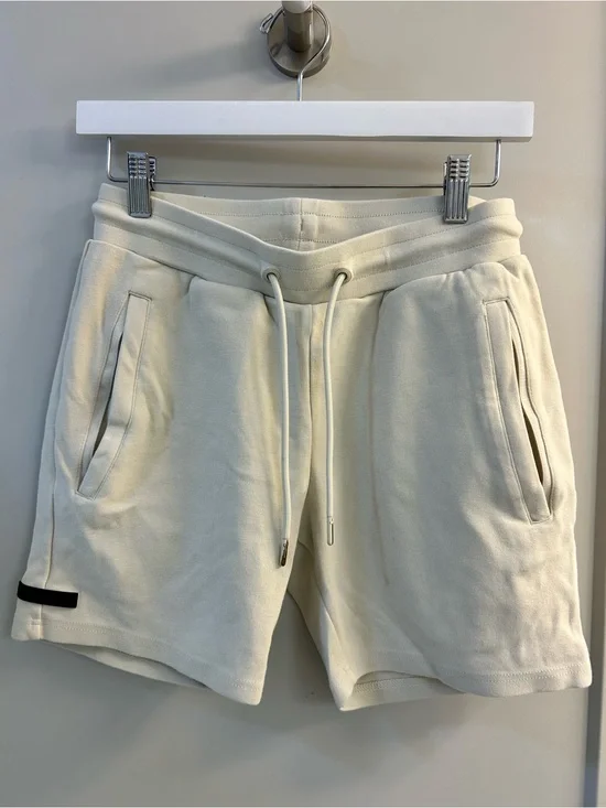 Alphalete Cream Drawstring Athletic Shorts