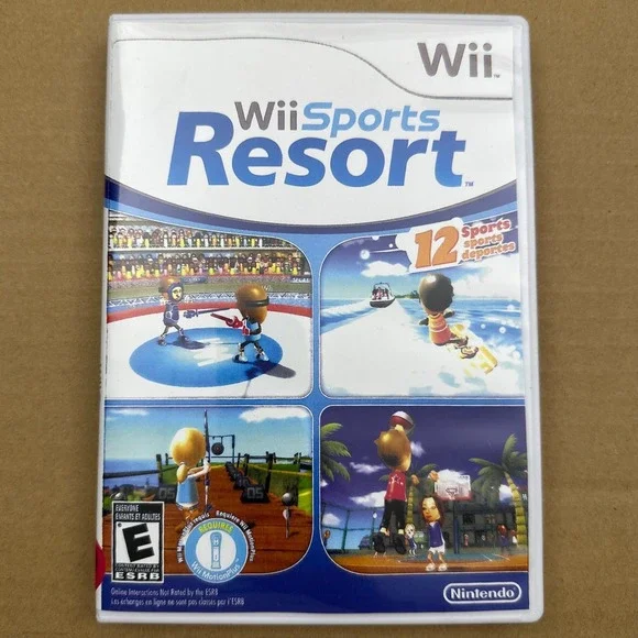 Nintendo Wii Sports Resort Game Complete in Box Excellent Tested & Working