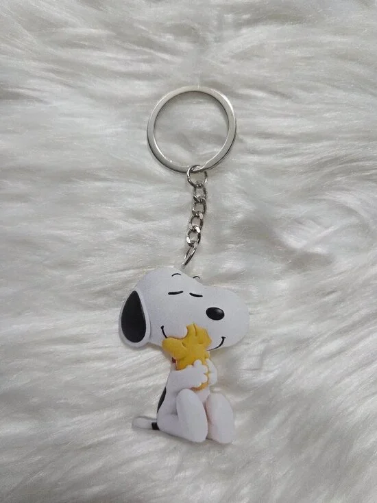 Snoopy & Woodstock Keychain