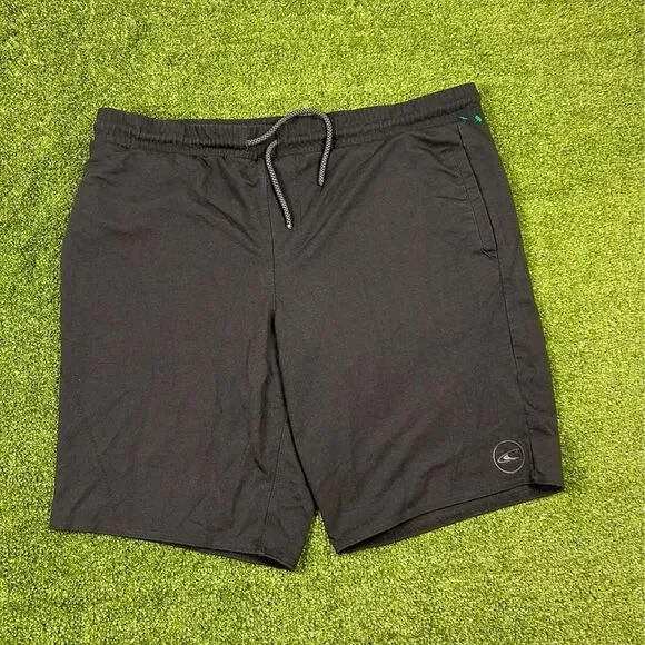 O-neill Men's Black and Grey Shorts
