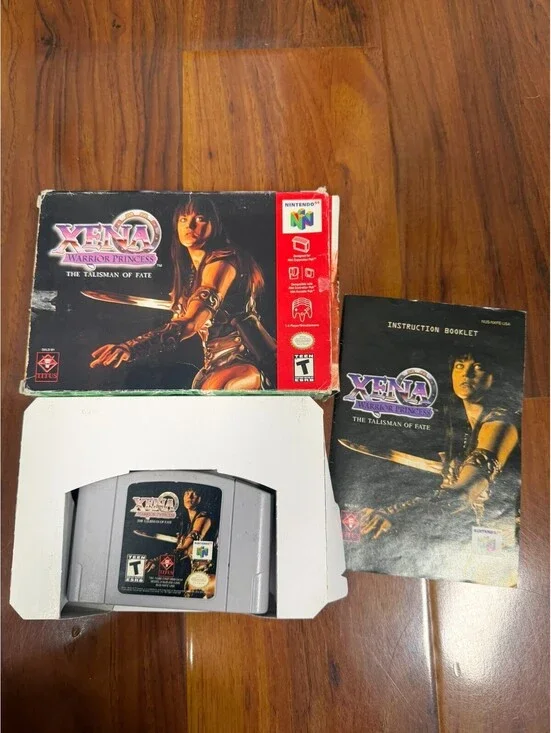 Xena Warrior Princess Talisman of Fate Nintendo 64 N64 CIB Complete Box Manual