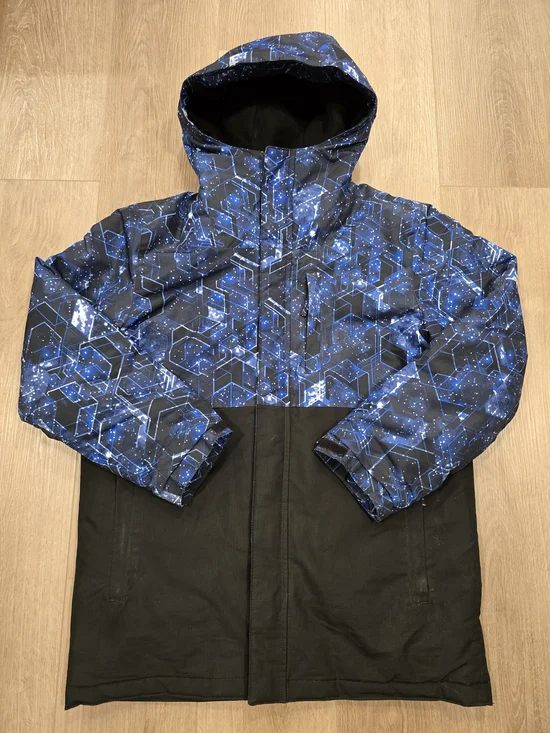 The Children's Place Boys Galaxy Geometric Hooded Winter Jacket XXL 16