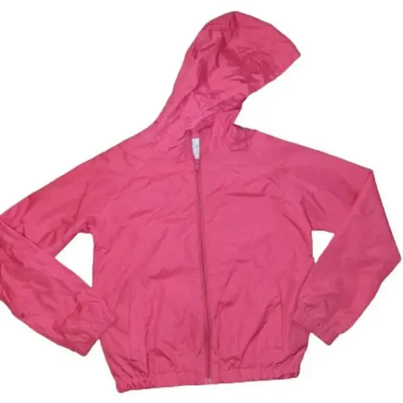 Children's Place Hot Pink Windbreaker || Girls sz 10/12